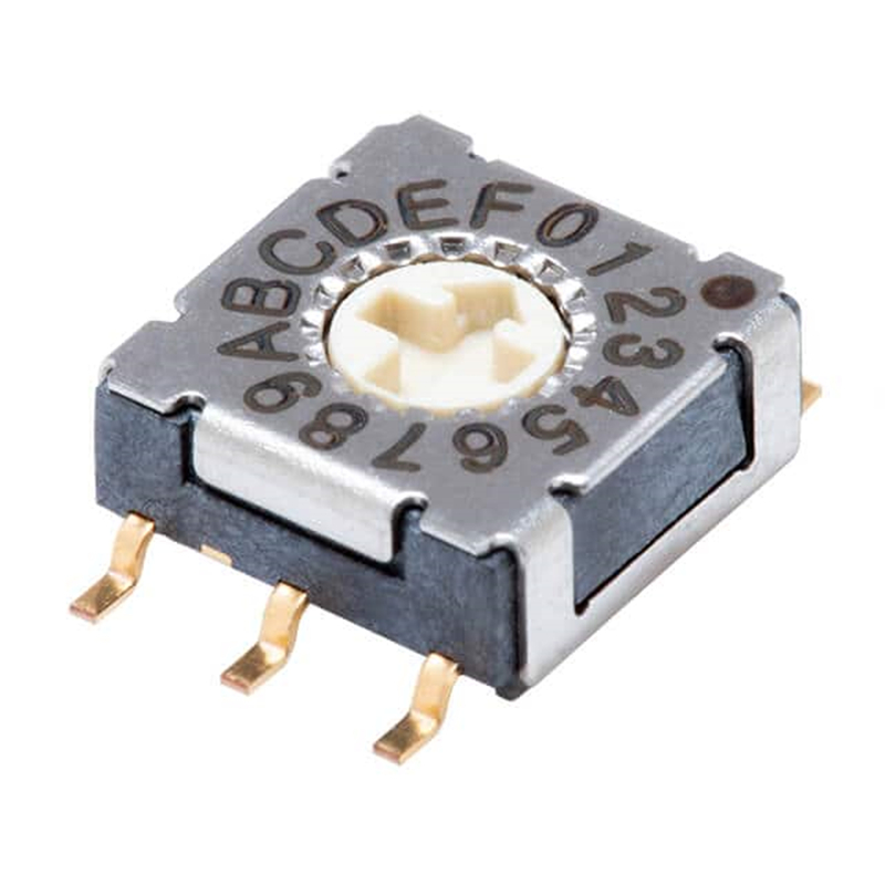 7*7旋轉(zhuǎn)編碼開關(guān)， 4位， 10位，16位