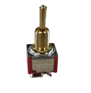 電著金色ON ON 兩檔紐子開關