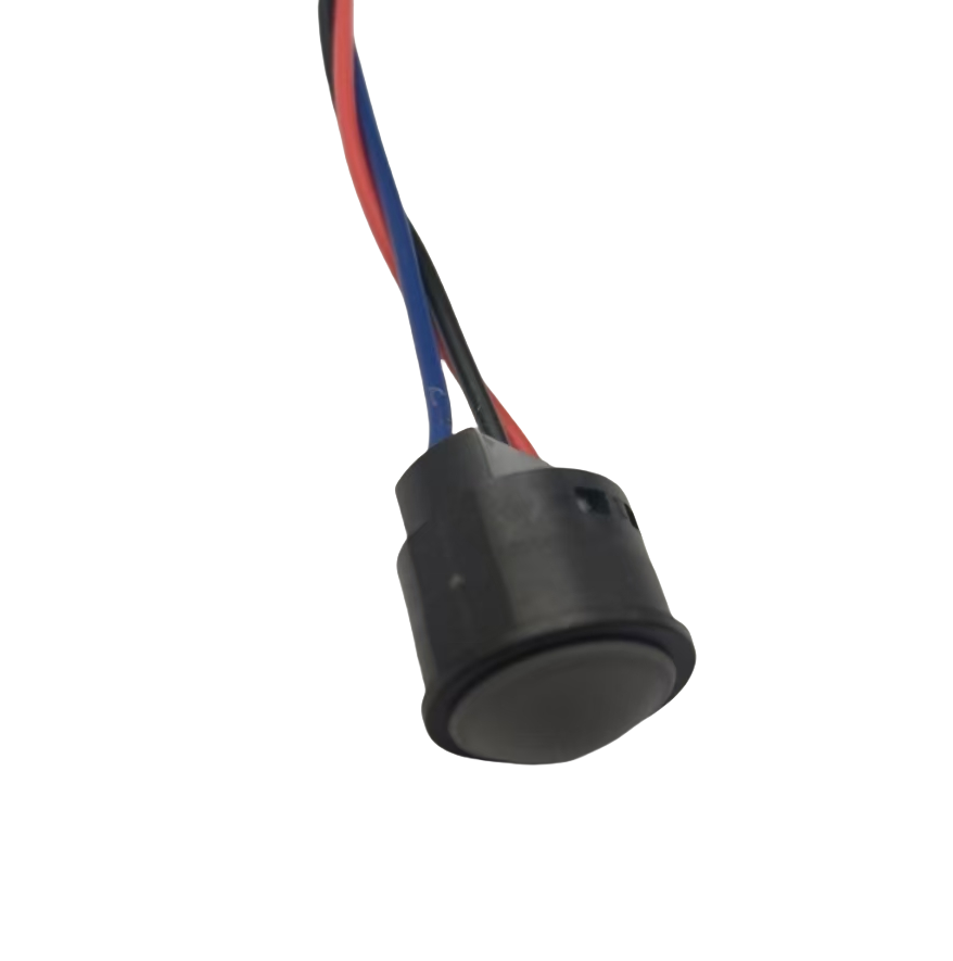 開孔16.7mm復(fù)位電控手柄帶線按鍵開關(guān)